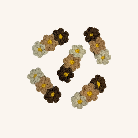 Triple Flower Hair Clip